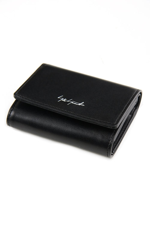 Gloss smooth Tri-fold wallet - Discord Yohji Yamamoto