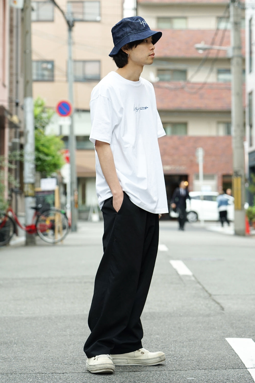 HH-T96-073 | New Era Tee White | Yohji Yamamoto | Online Store 