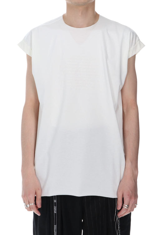 Embroidery French Sleeve T-shirts White - DUELLUM