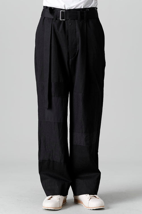 Pants Black / White Stitch - DUELLUM