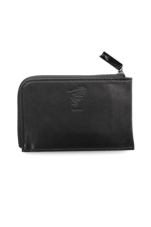 Antique leather compact wallet - DV-A07-703 - Discord Yohji Yamamoto - ディスコード ヨウジヤマモト