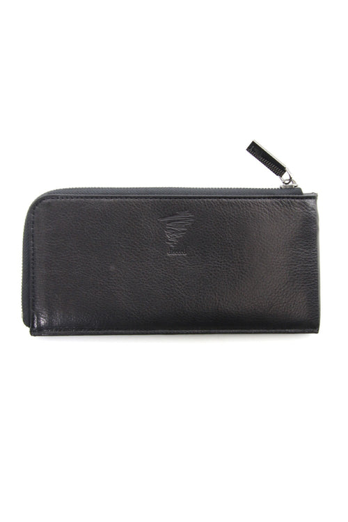 Antique leather compact long wallet - DV-A08-703 - Discord Yohji Yamamoto