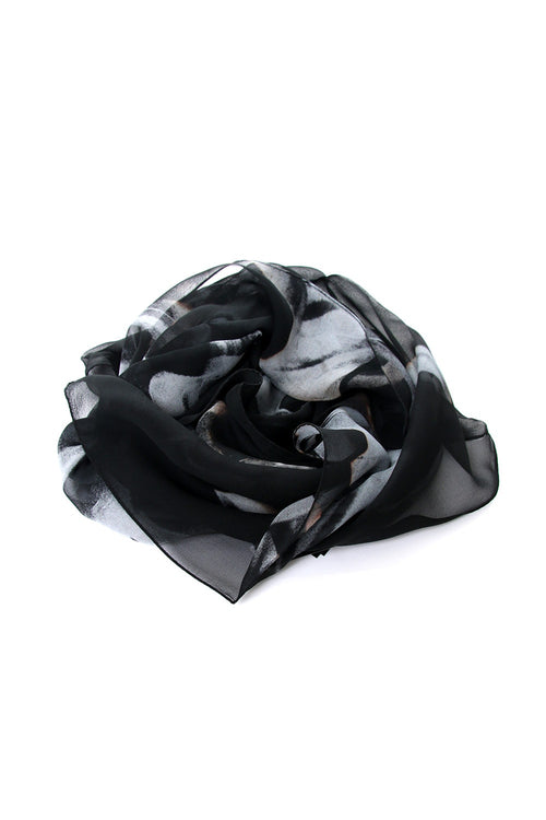 Silk Chiffon Scarf - DV-L09-409 - Discord Yohji Yamamoto