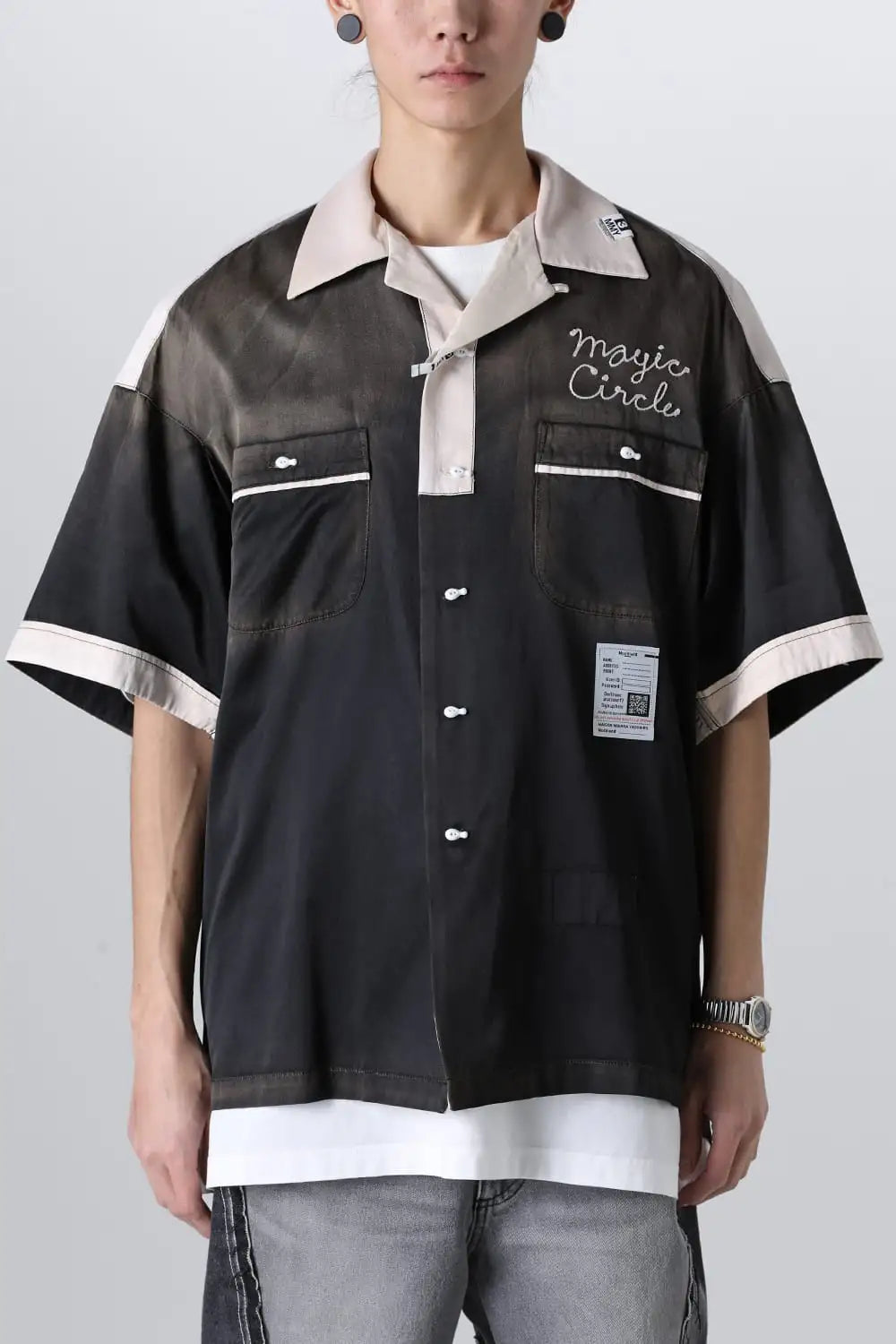 J12SH071 | Bowling S/S Shirt | MIHARAYASUHIRO | Online Store