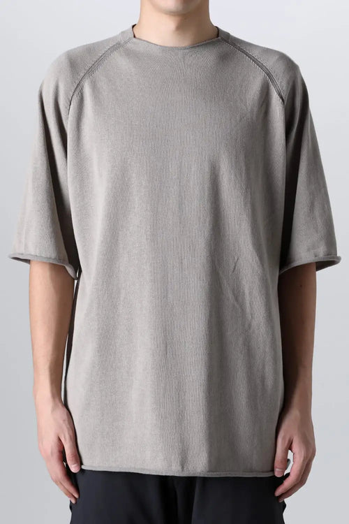 Short sleeve High twist cotton Light Gray - DEVOA