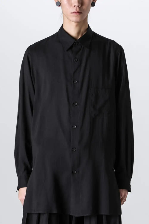 Normal Shirt Collar Blouse - Y's for men