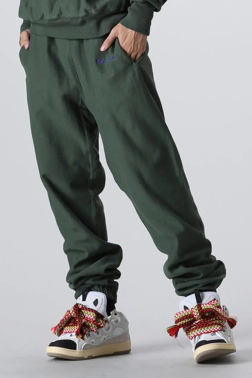 LOGO Sweat Pants Green - SAINT Mxxxxxx