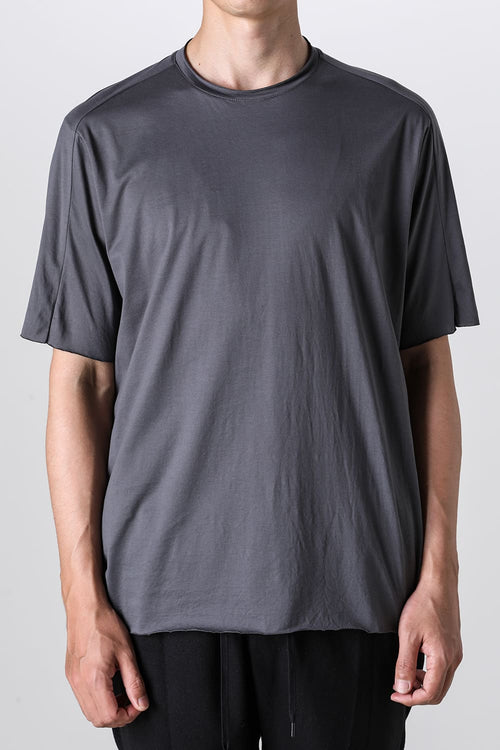 Sea Island cotton Short Sleeve T-shirt Gray - ware