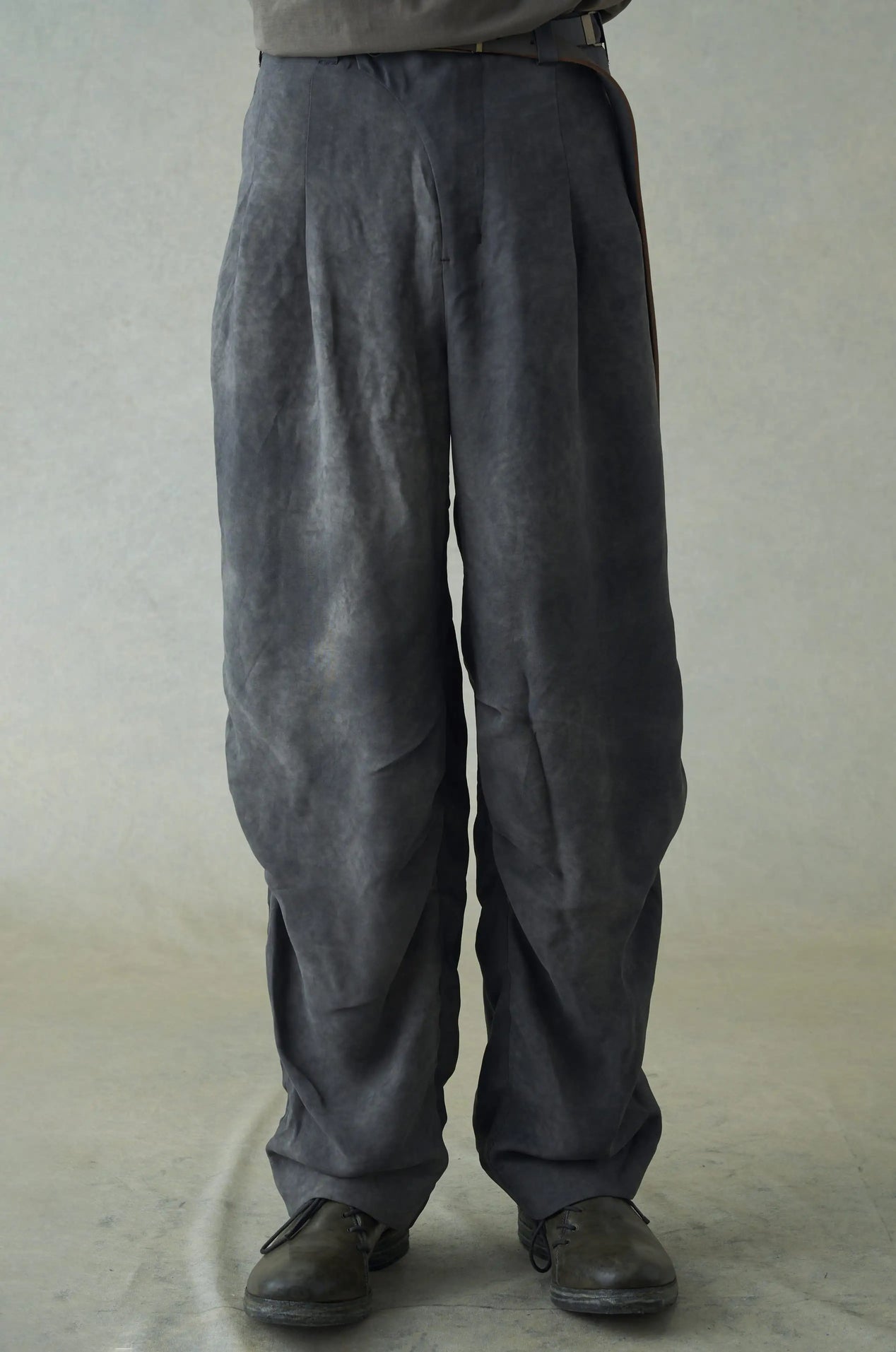 Baggy pants High twist viscose - DEVOA