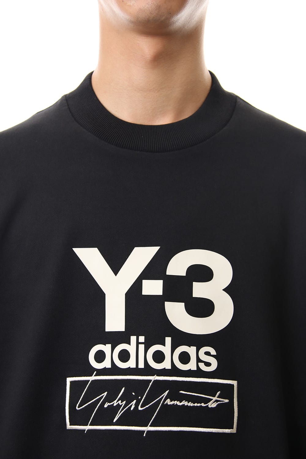 Y-3 GRAPHIC LOGO FRENCH SWEATER 新品 XSリブ部分綿96%