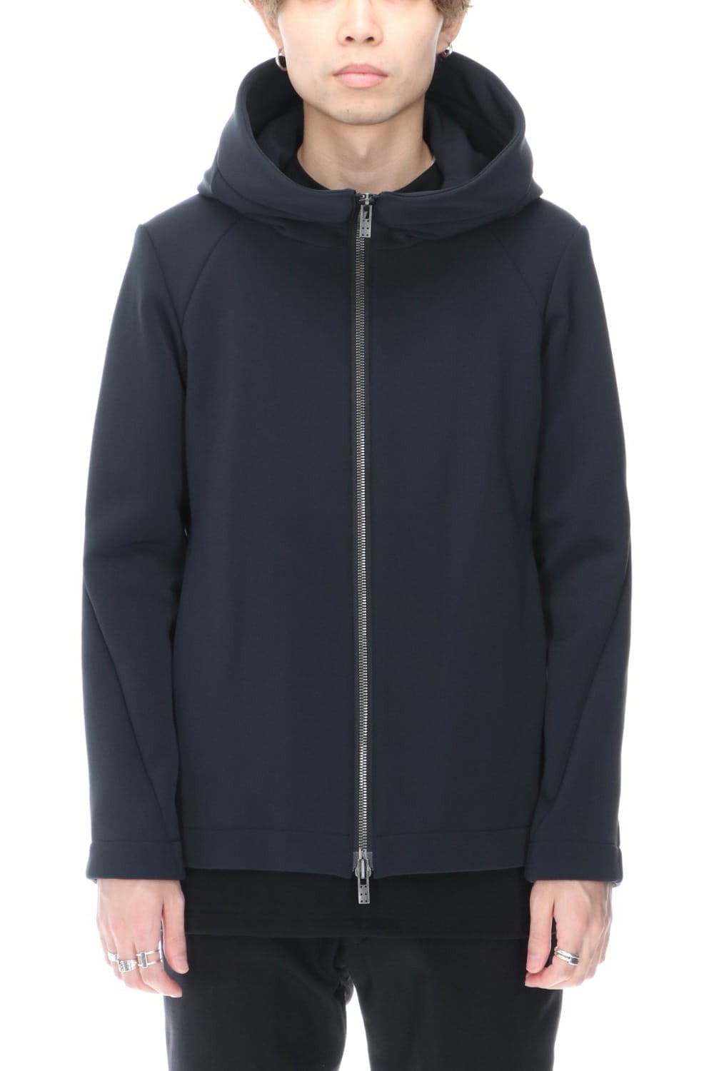 DEVOA デヴォア Zip Hoody フーデッド ジップ ブルゾン 黒 4