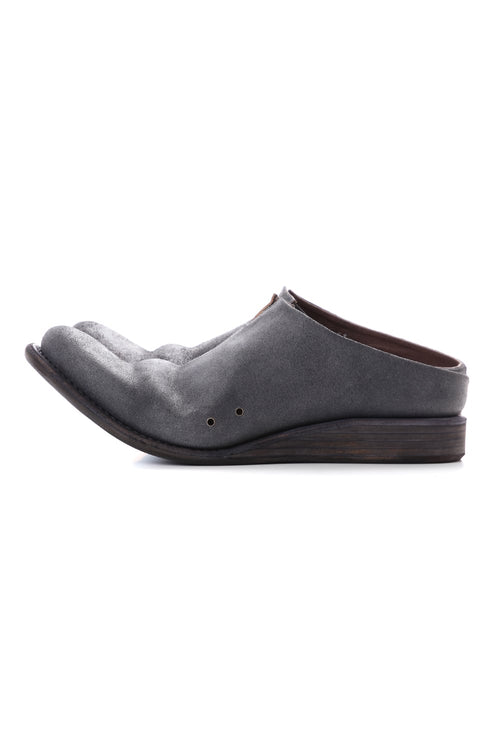 Sandal Guidi Calf - Ice Gray Reverse - DEVOA