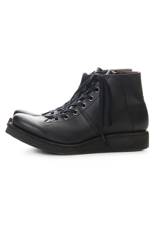 Monkey boots Kudu leather - Black - DEVOA