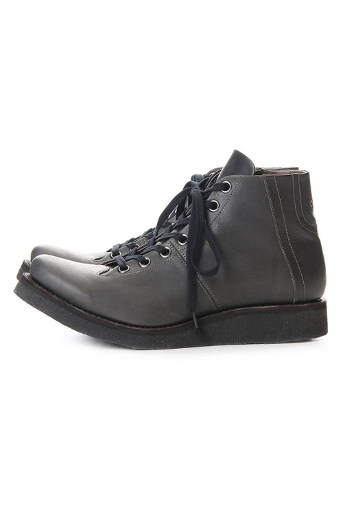 Monkey boots Horse leather - Charcoal - DEVOA