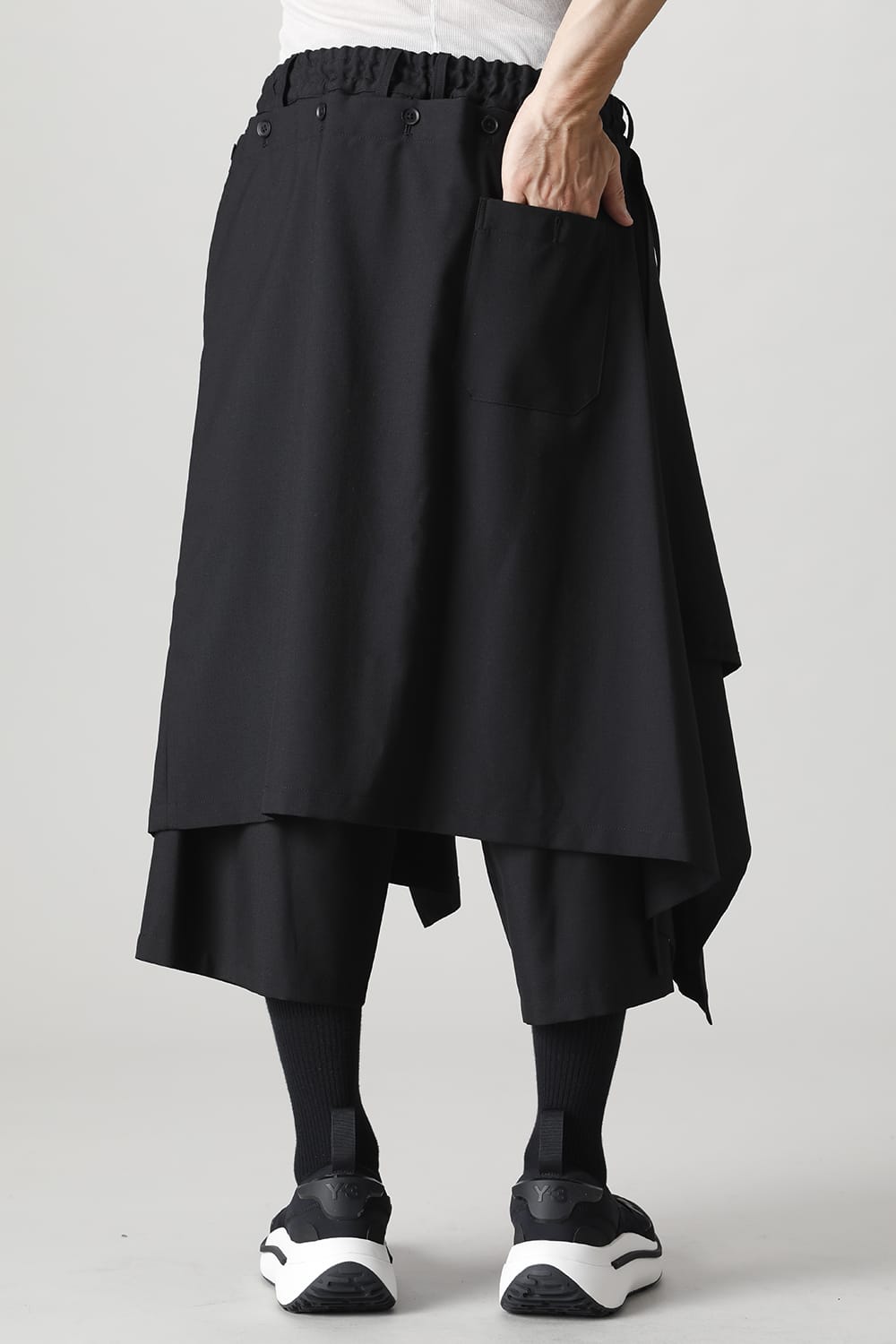 GA-P26-100 | Detachable skirt pants | Ground Y | Online Store