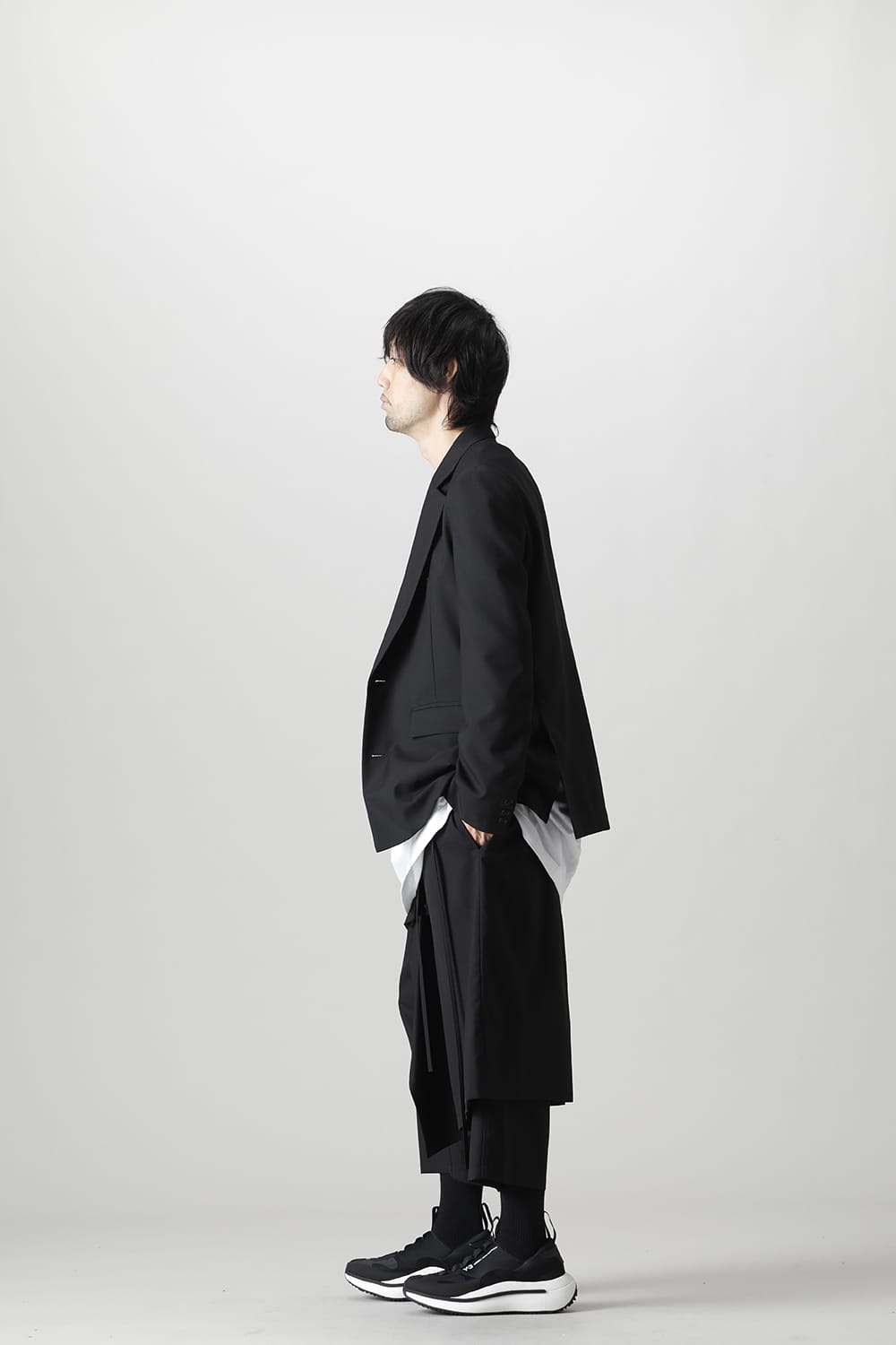 GA-P26-100 | Detachable skirt pants | Ground Y | Online Store