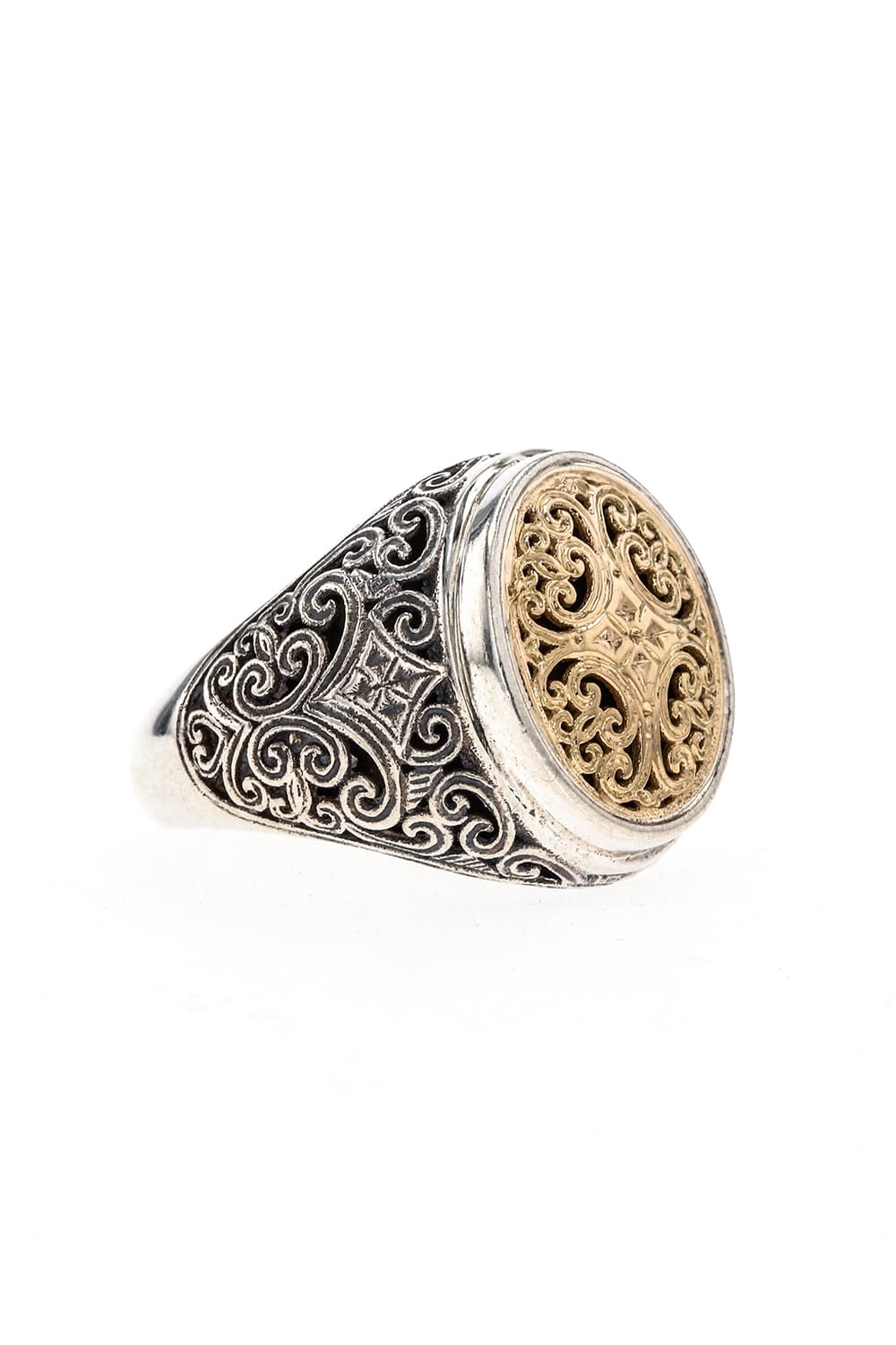 GR19 | GR19 - Mediterranean Oval Shape Ring | Gerochristo | Online