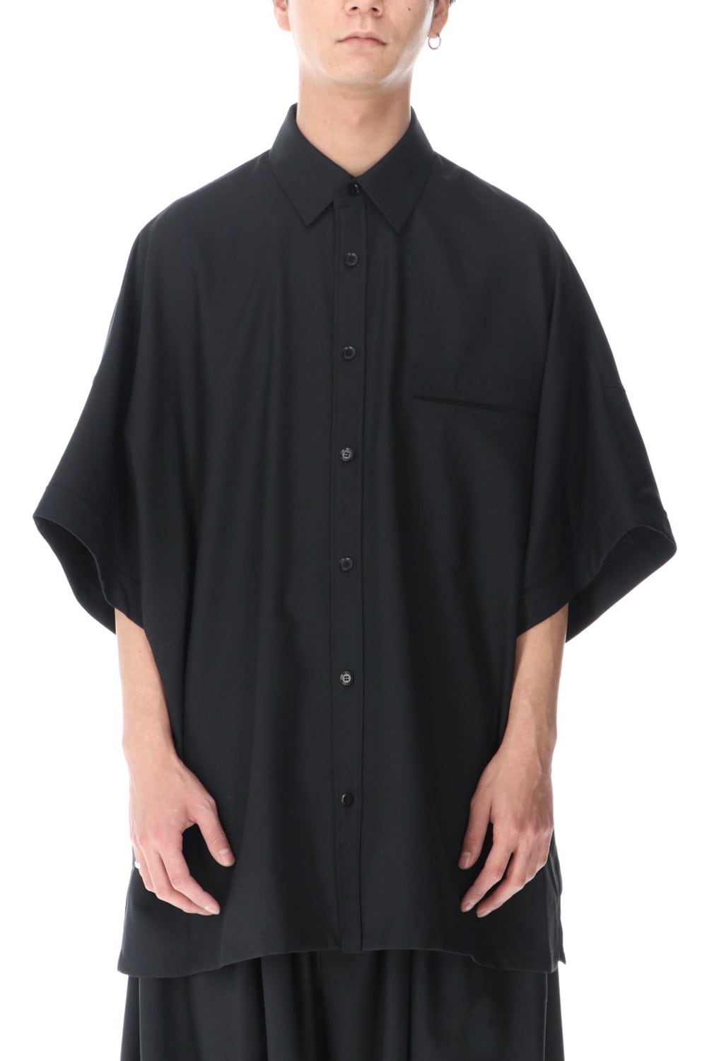 GT-B11-100 | Dolman Short Sleeves Big Shirt | Ground Y | Online