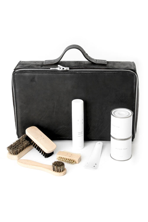 Shoe Care Set (Borsa Prota Prodotti) - Horse Full Grain Leather - Guidi