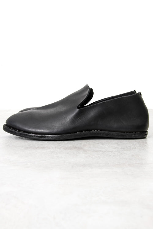 Leather Slip on - Black - Guidi - グイディ