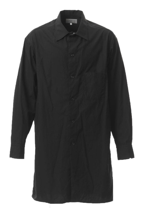 Open collar Broad cloth Blouse - Yohji Yamamoto - ヨウジヤマモト