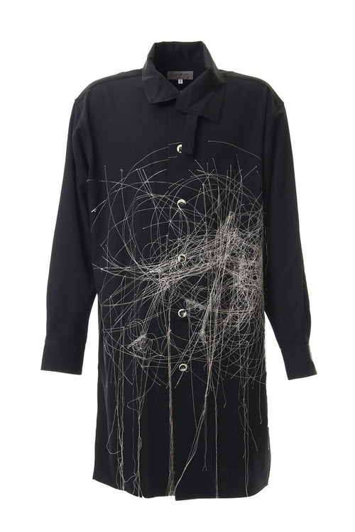 Cannibalism Pull Collar Blouse - Yohji Yamamoto