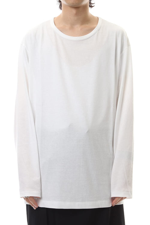 Long Sleeve Round Neck T-shirt - Yohji Yamamoto - ヨウジヤマモト