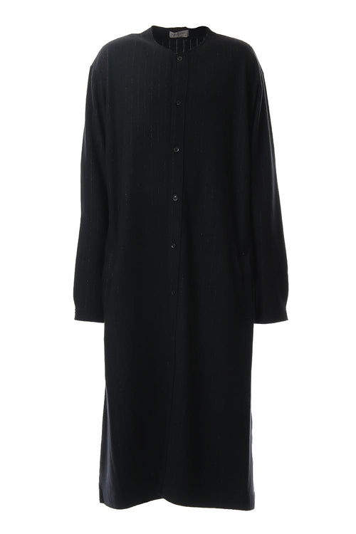 No Collar Long Cardigan - Yohji Yamamoto