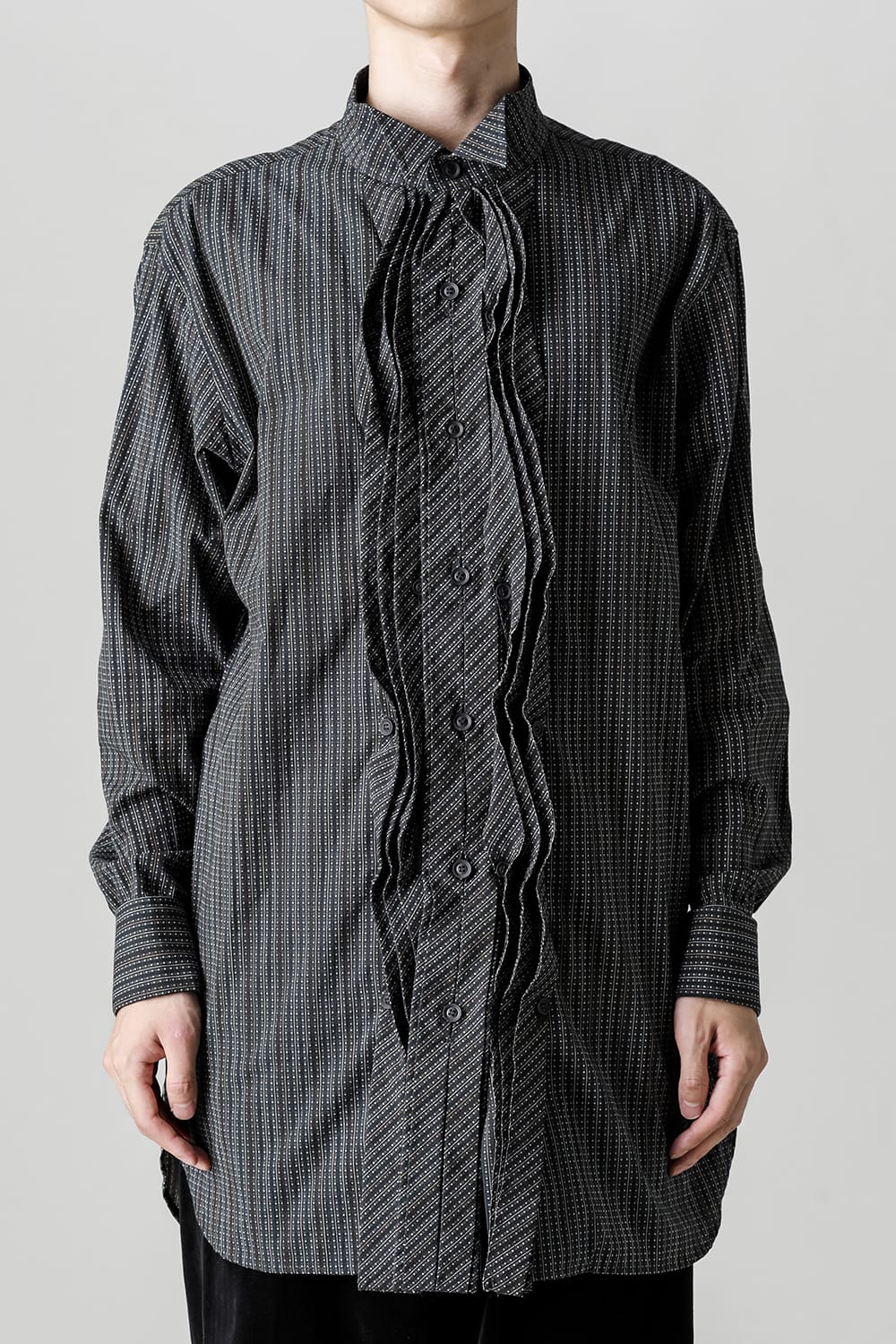 yohji yamamoto pour homme 22aw フリルブラウス