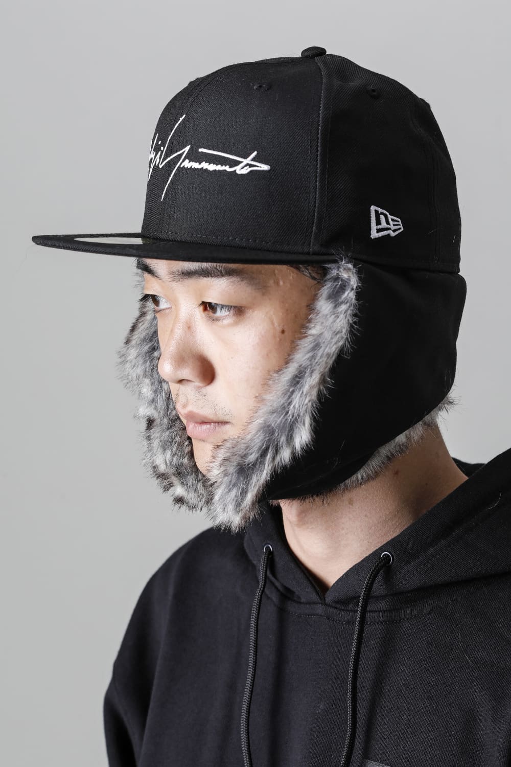 Yohji Yamamoto NEW ERA 59 DOG EAR HAT