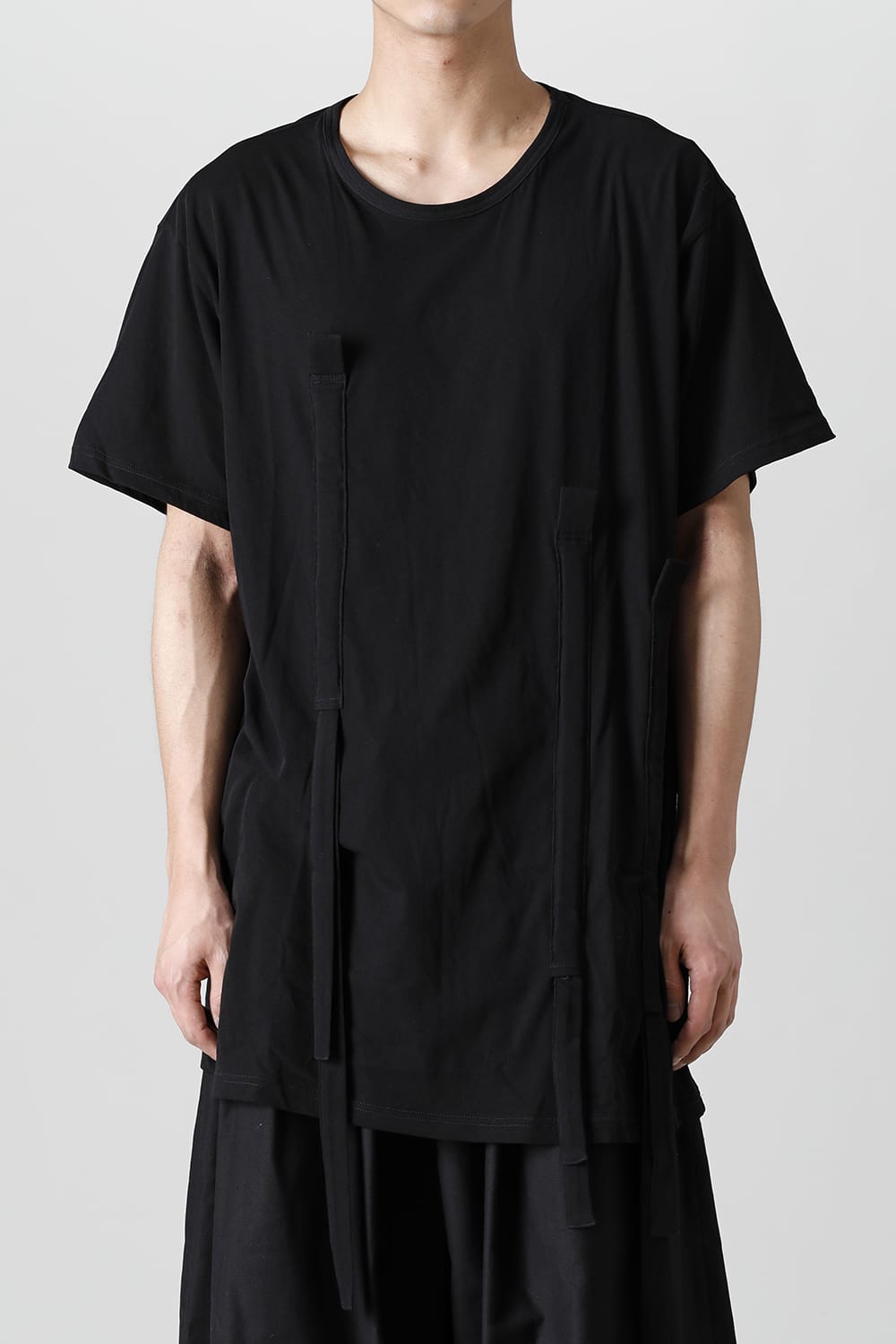 HG-T17-076 | 紐調節 半袖Tシャツ | Yohji Yamamoto | 通販