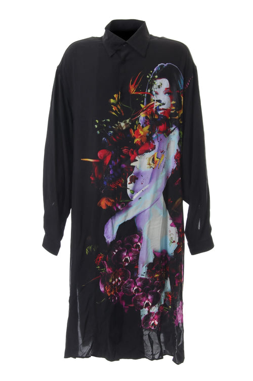 Women Print 3 Blouse - Yohji Yamamoto