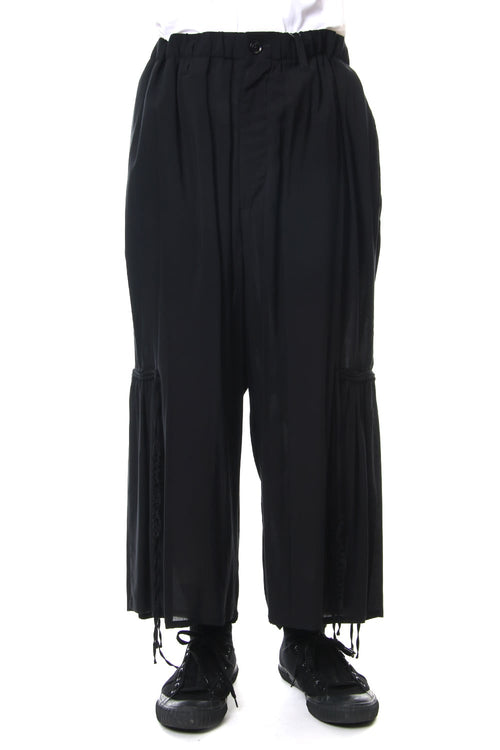 Gather Drawstring Pants - Yohji Yamamoto - ヨウジヤマモト