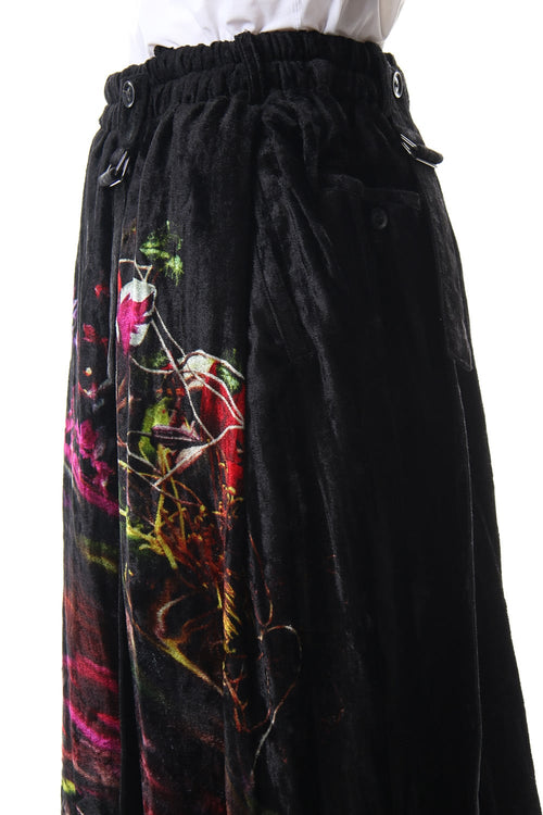 Print Twist Crotch Pants - Yohji Yamamoto