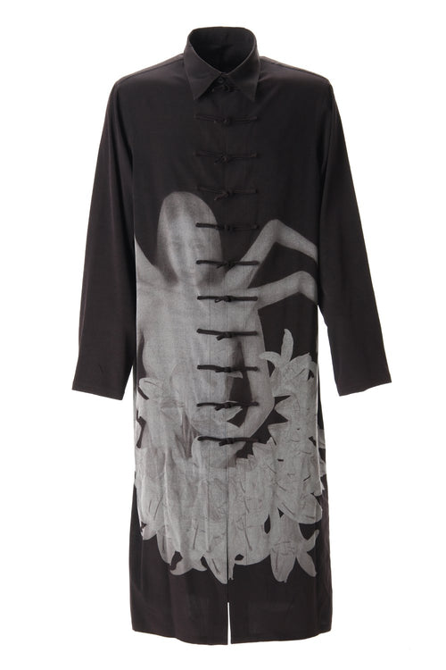 YURI ASHURA China button Long blouse - Yohji Yamamoto