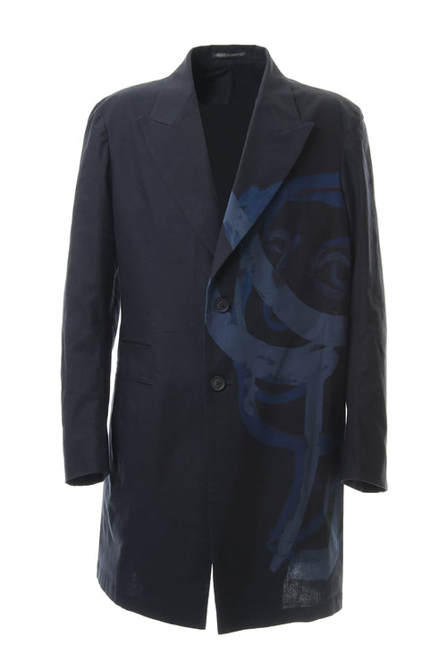 N-Print Fastener Jacket - Yohji Yamamoto