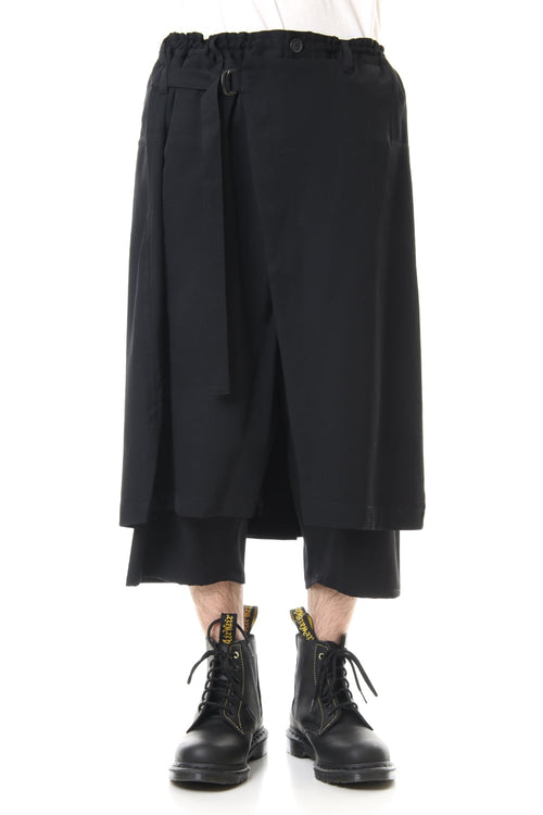 Wool Gabardine Regular Wrapped pants - Yohji Yamamoto