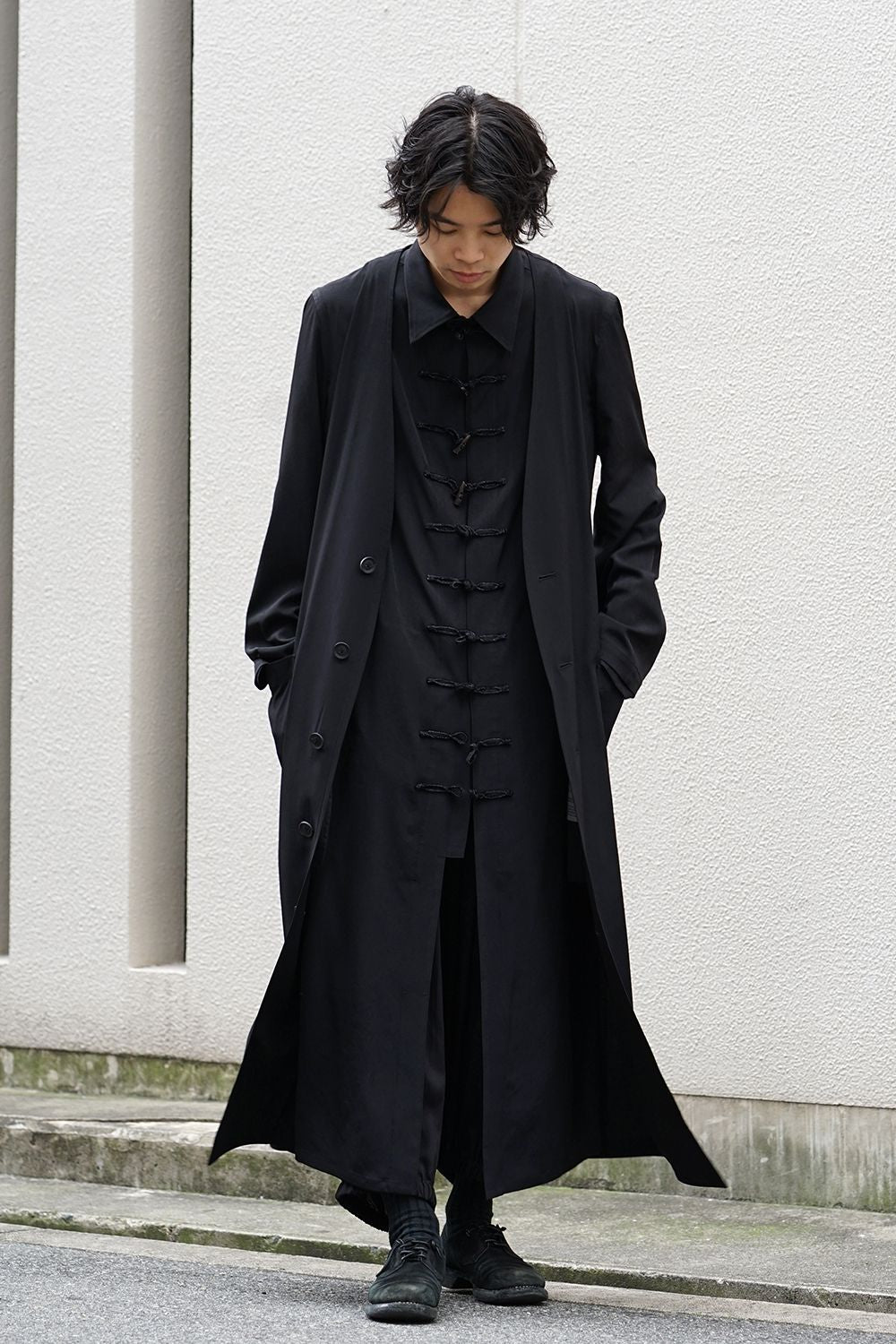 hn-p32-222 | G-タブ ギャザー パンツ | Yohji Yamamoto | 通販 