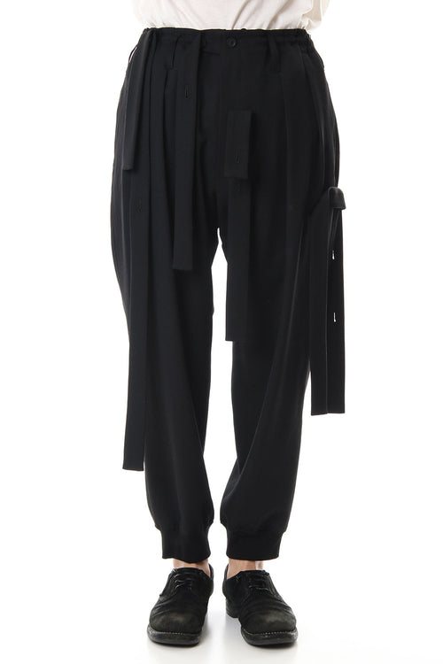 R-Tape Hem Rib Pants - Yohji Yamamoto