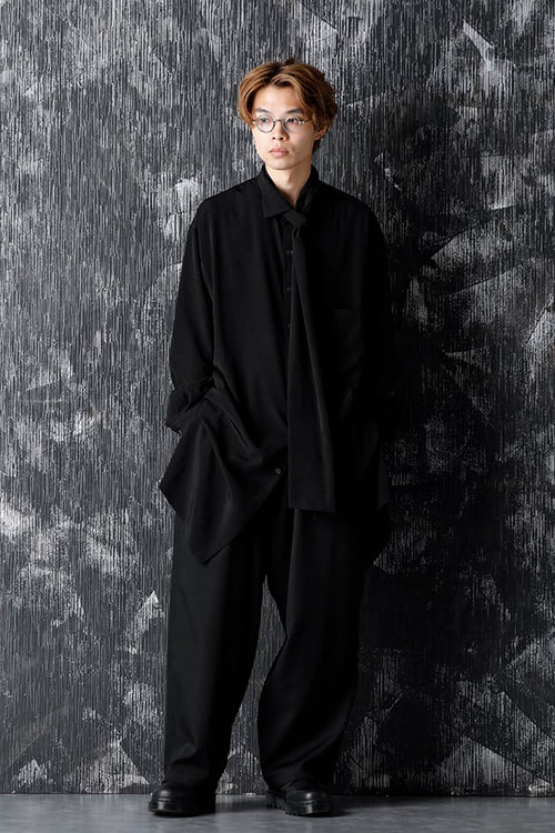 スカーフ カラー ブラウス - Yohji Yamamoto - ヨウジヤマモト