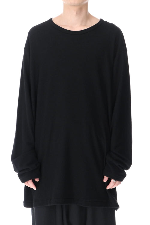 Wool Super140 Round Neck T-shirt - Yohji Yamamoto
