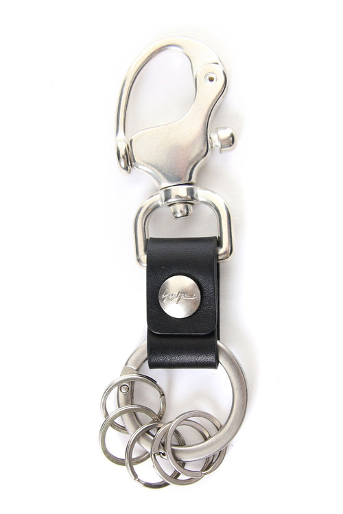Key ring metal Italian leather - Yohji Yamamoto