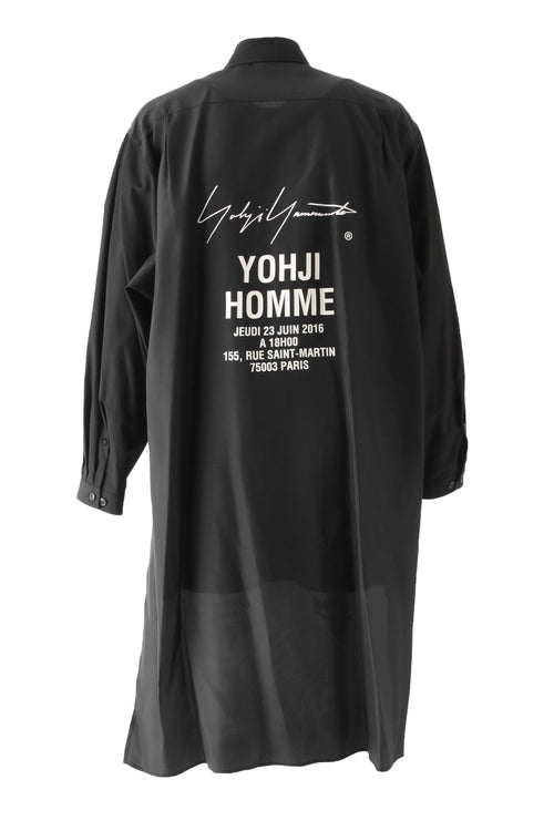 Cupro Staff Shirt  - Yohji Yamamoto - ヨウジヤマモト