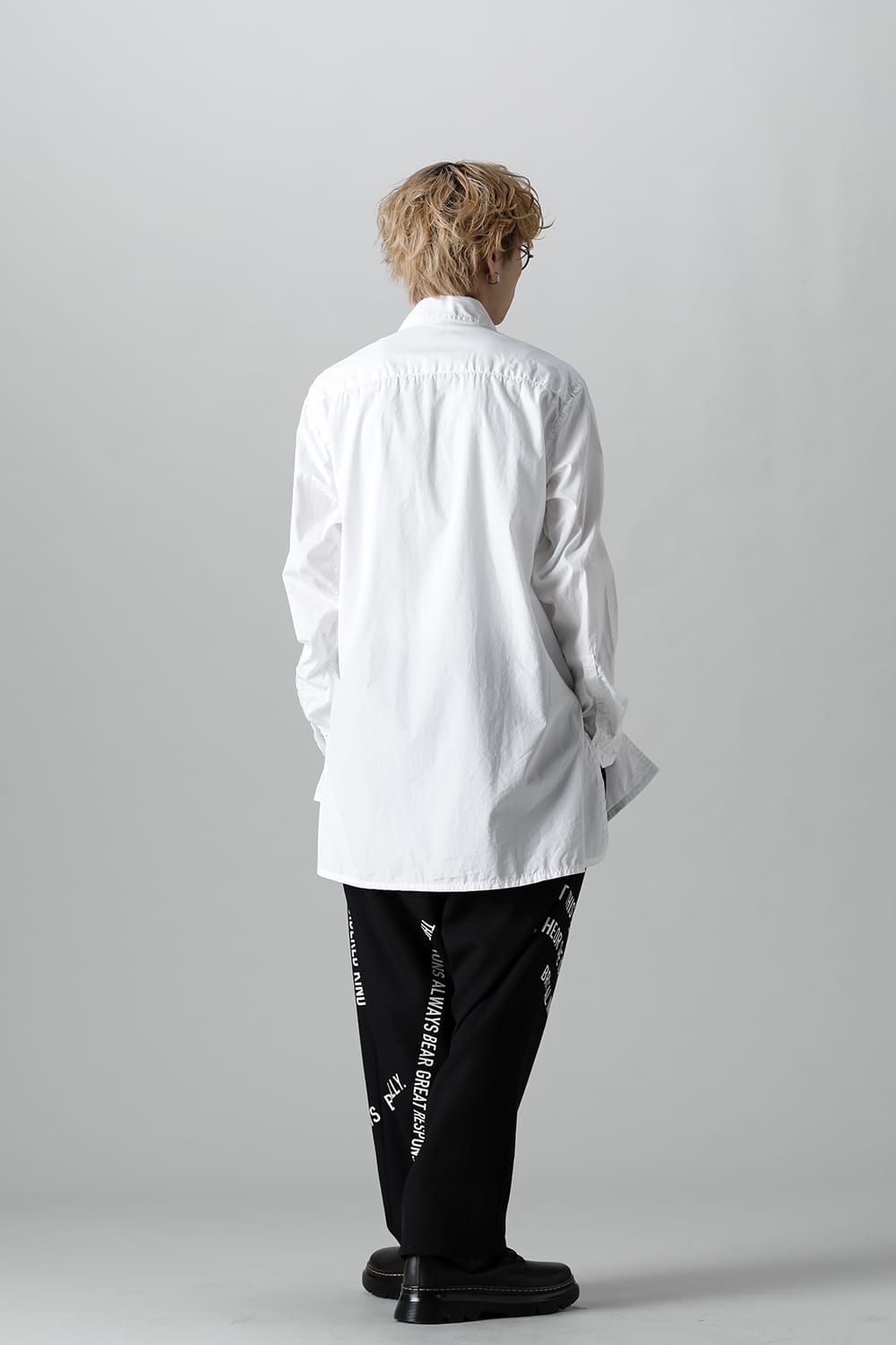 HX-B45-005 | 2枚衿風 環縫いシャツ | Yohji Yamamoto | 通販 