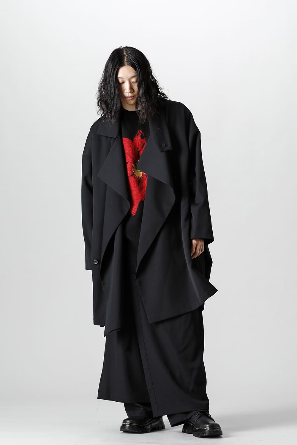 HX-C04-100 | Coat wrinkle gabardine | Yohji Yamamoto | 通販 