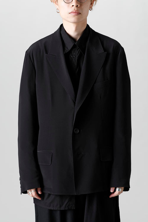 ショート シルクジャケット - Yohji Yamamoto - ヨウジヤマモト