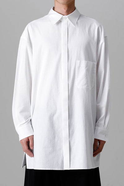 Sleeve Button Switch Blouse - Yohji Yamamoto