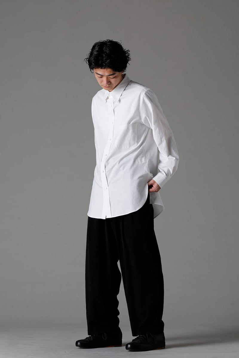 HZ-P14-500 | 2 Tuck Mid Big Pants | Yohji Yamamoto | Online Store