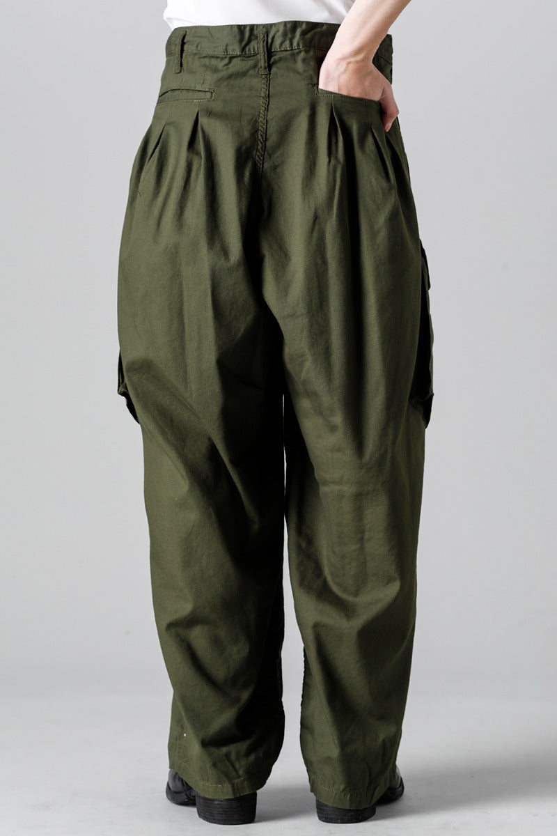 12 Tuck Work Pants Khaki