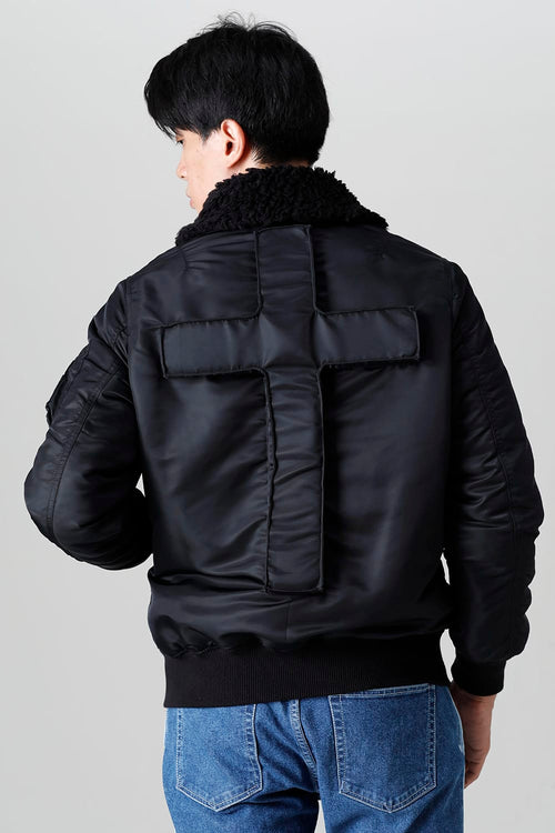 Cross Flight Jacket Black - PHENOMENON